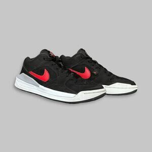 Nike Air Jordan Stay Loyal 3 Black Red Youth Sneakers - Size 4Y